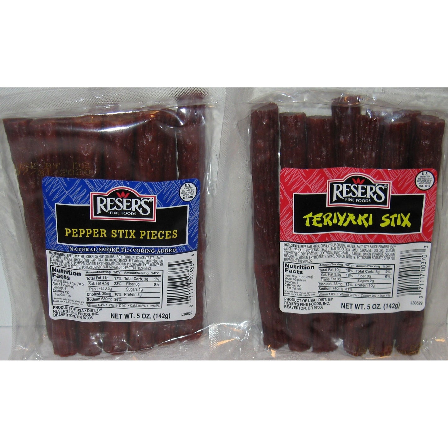 Reser's Meat Snack Sticks Combo Pack / Pepperoni / Teriyaki