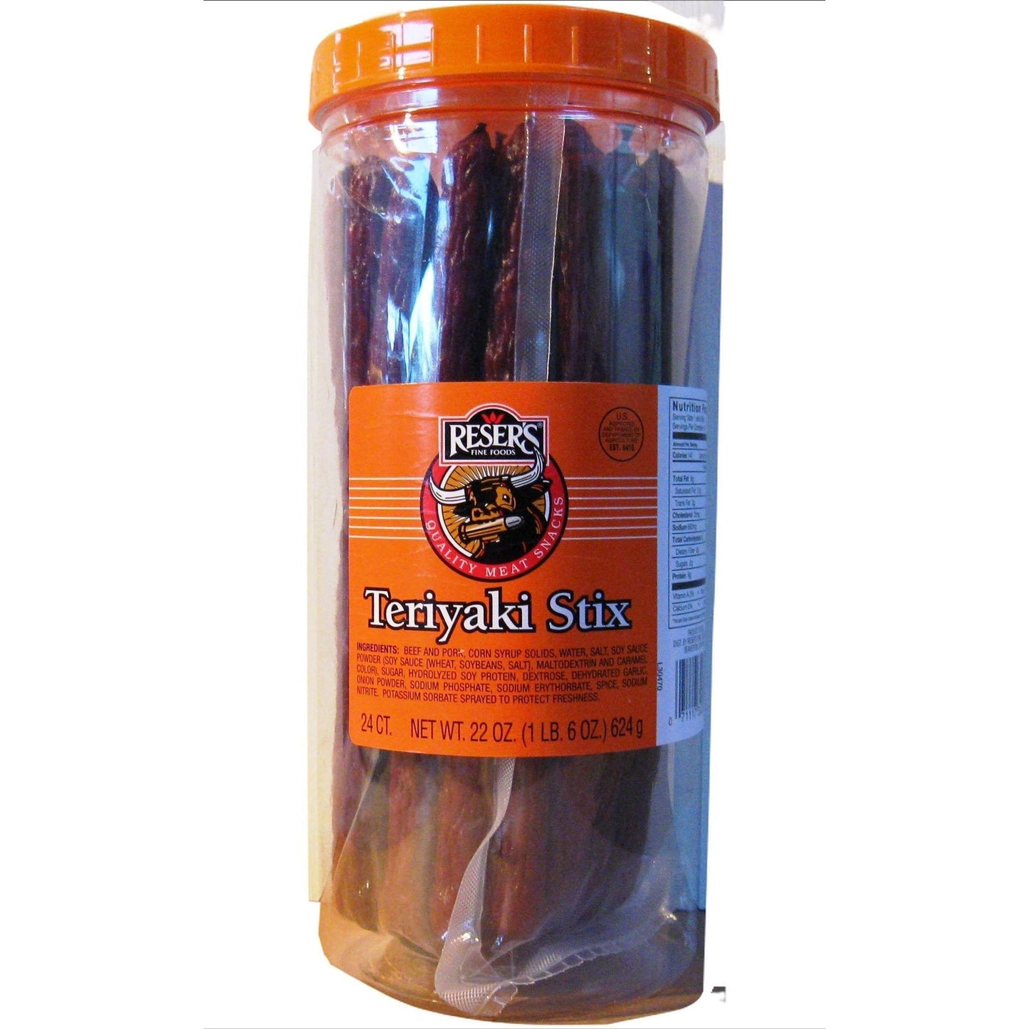 Reser's Teriyaki Sticks 24 ct. 22 oz Jar