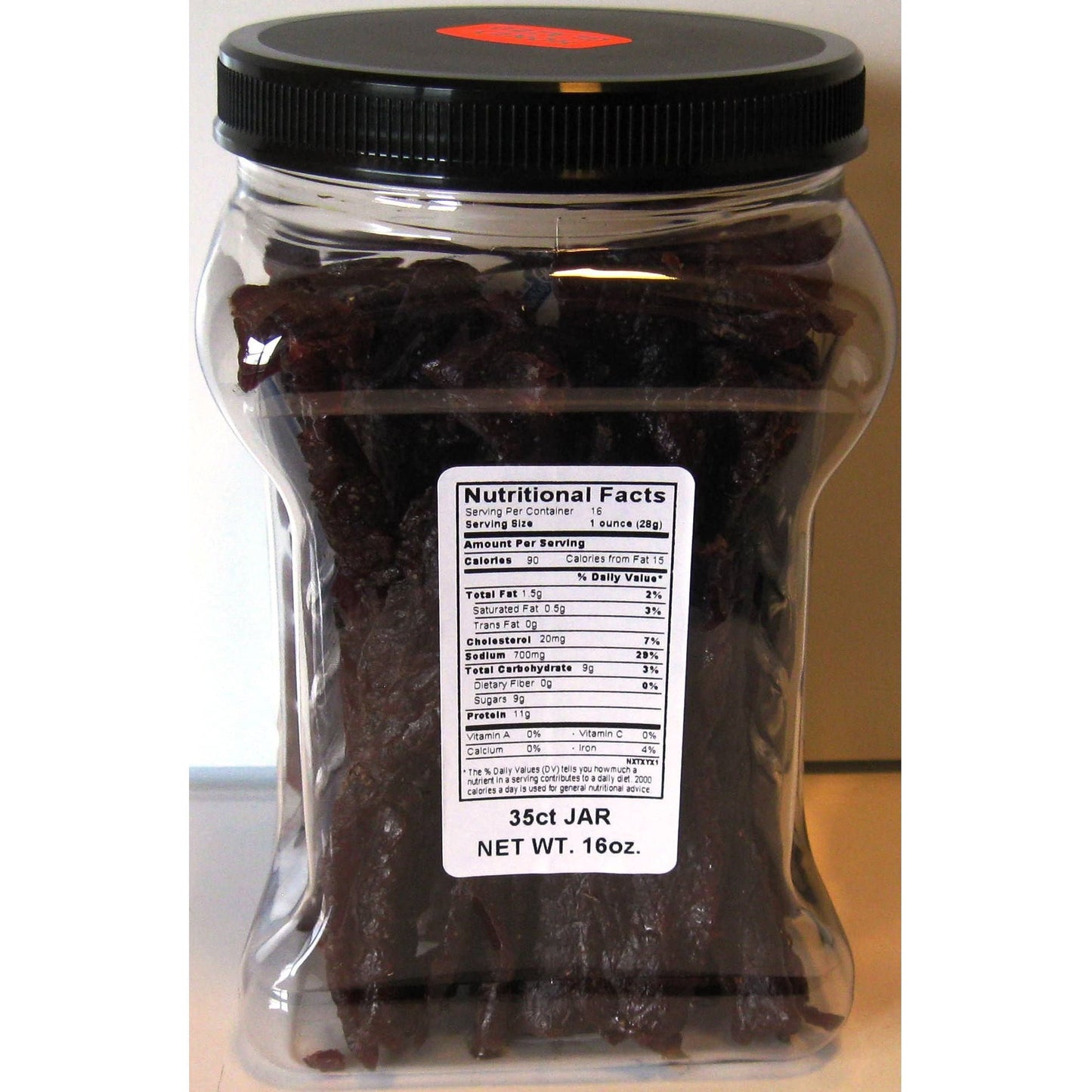 Reser's 1 Pound Natural Wood Smoked Honey Glazed Beef Jerky Jar