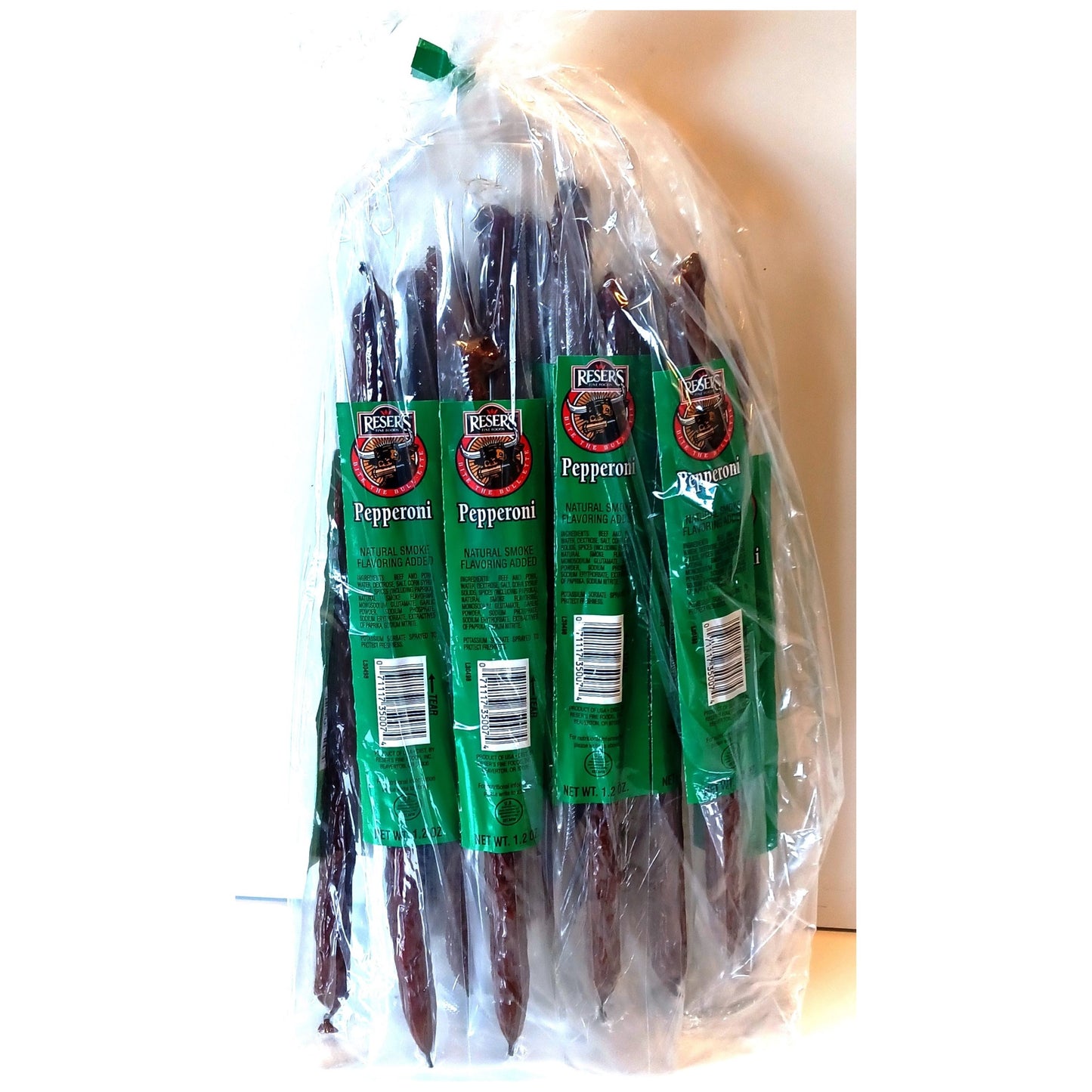 Reser's Smoked Deli Pepperoni 10 Ct. / Individually Wrapped / 1.2 Oz. Sticks