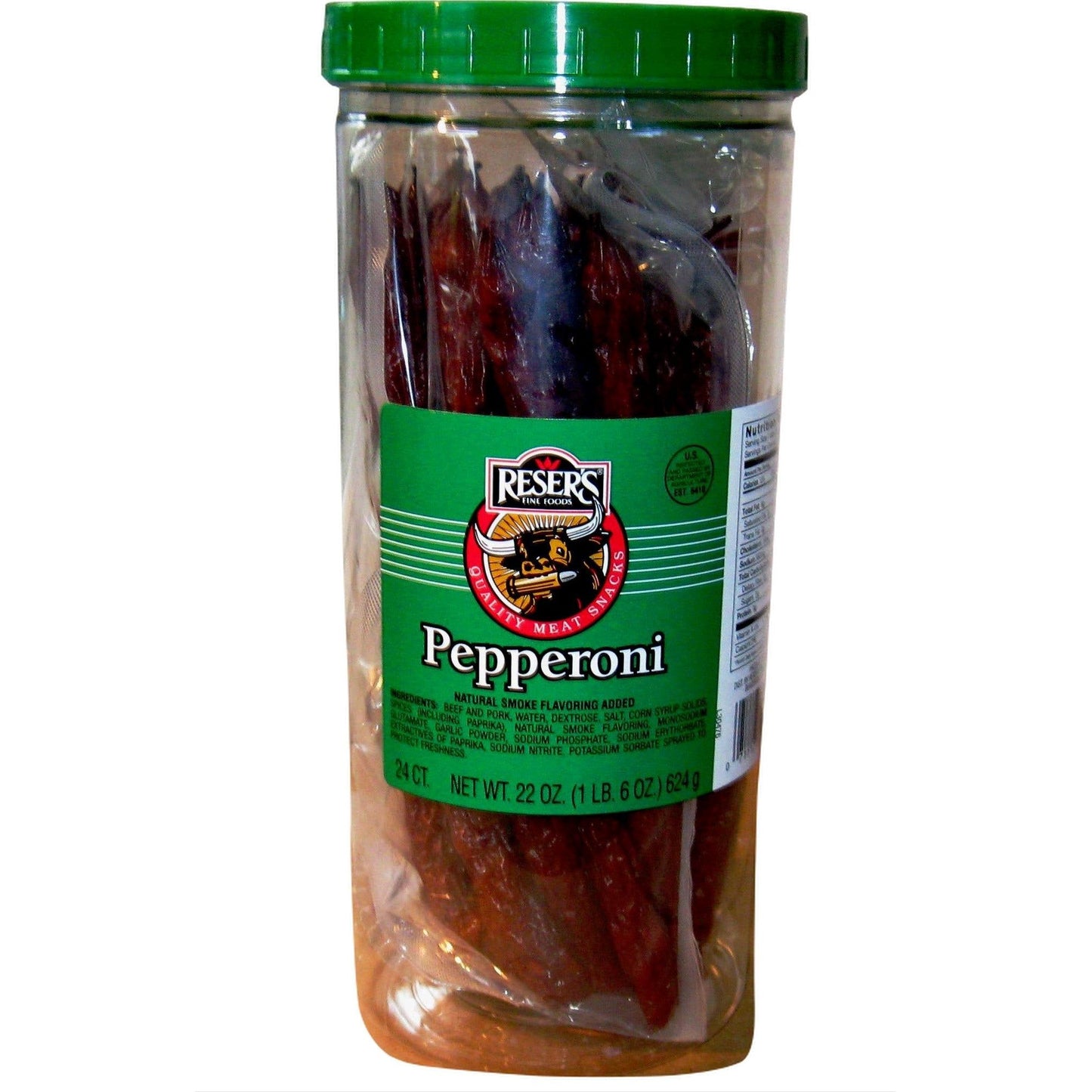 Reser's Pepperoni Sticks 24 ct. 22 oz. Jar